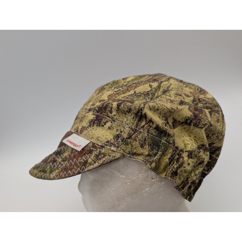 Comeaux Caps Camouflage Welding Hat Soft Brim Elastic Back Camo Cap